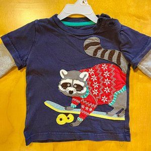 Mini Boden Raccoon Tee